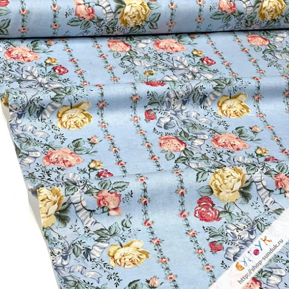 Корейский хлопок "Weaving Roses" 10см [3100080285]